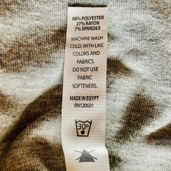 NEW Scorpio Sol Cropped Sweatshirt Super Soft Activewear Yoga Gray Size S - Picture 6 of 8